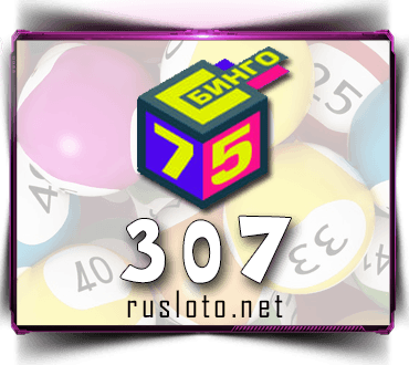 Проверить билет Бинго 75 тираж 307