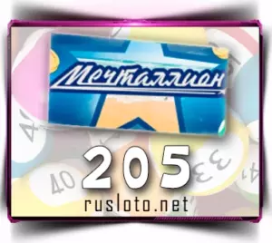Мечталлион 205 тираж